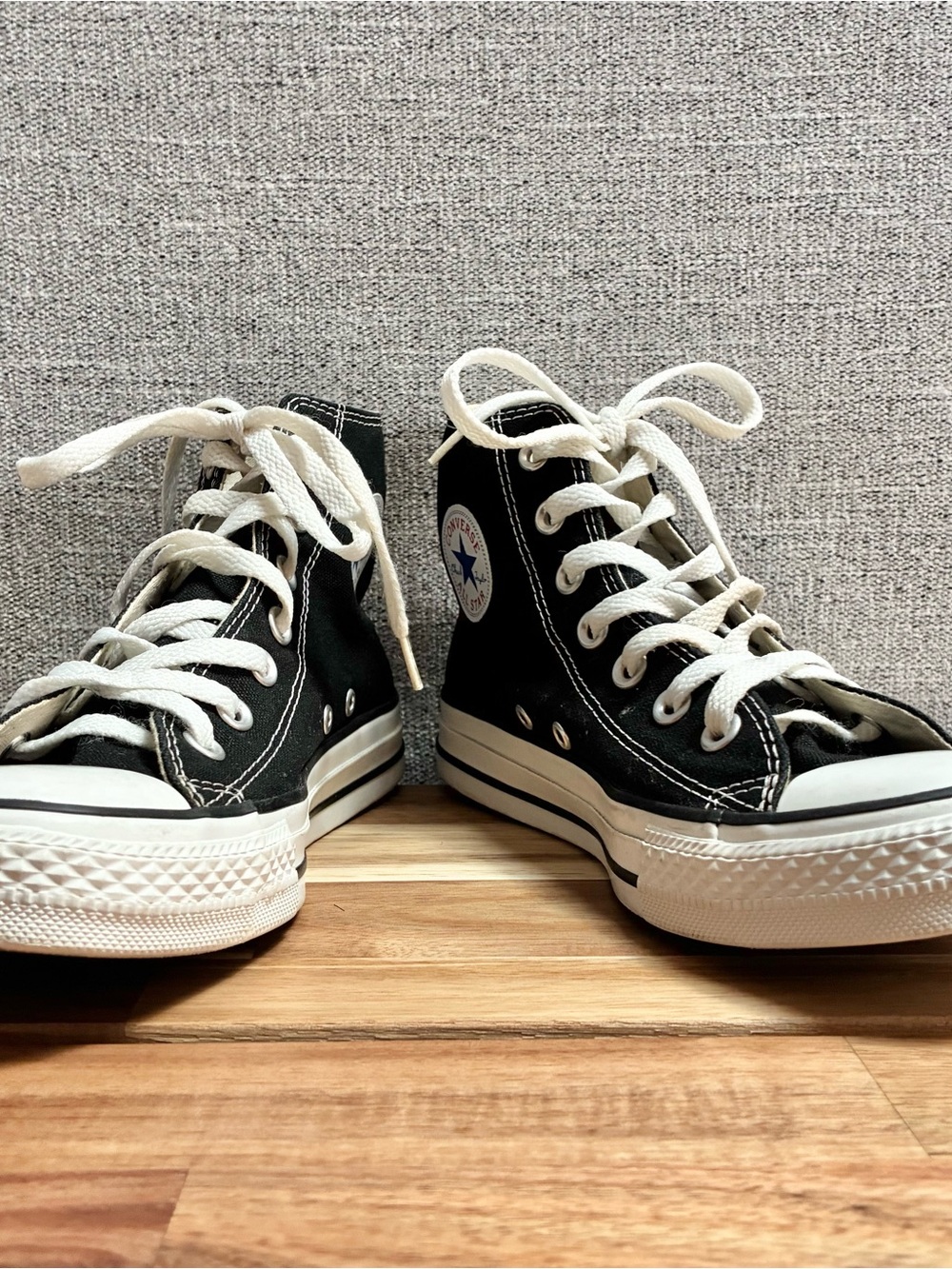 Converse Chuck Taylor Classic Black High-Top Sneakers with White Laces